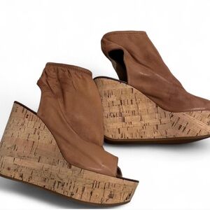 Brown Wedge Sandals